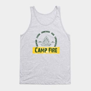 hot vibes of nature - hiking, camping, trekking, outdoor recreation Tank Top